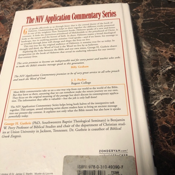 NIV Application Commentary: Hebrews [Hardcover] by Guthrie, George H. - Picture 7 of 13